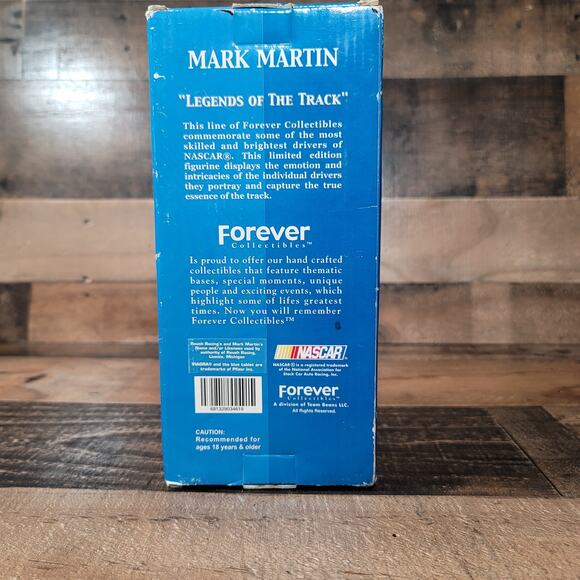 Forever Collectibles Legends of the Track Mark Martin Bobblehead - Picture 4 of 4